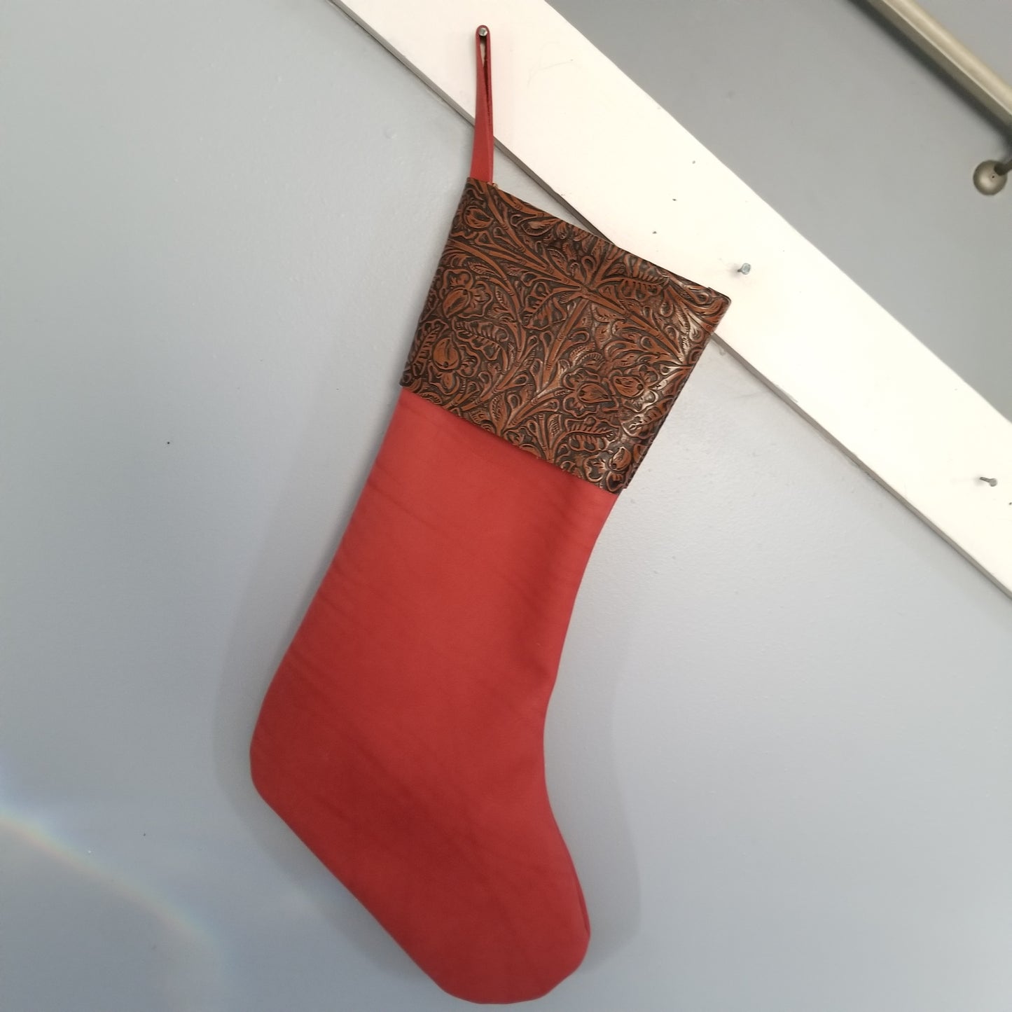 Cowhide and Leather Stockings