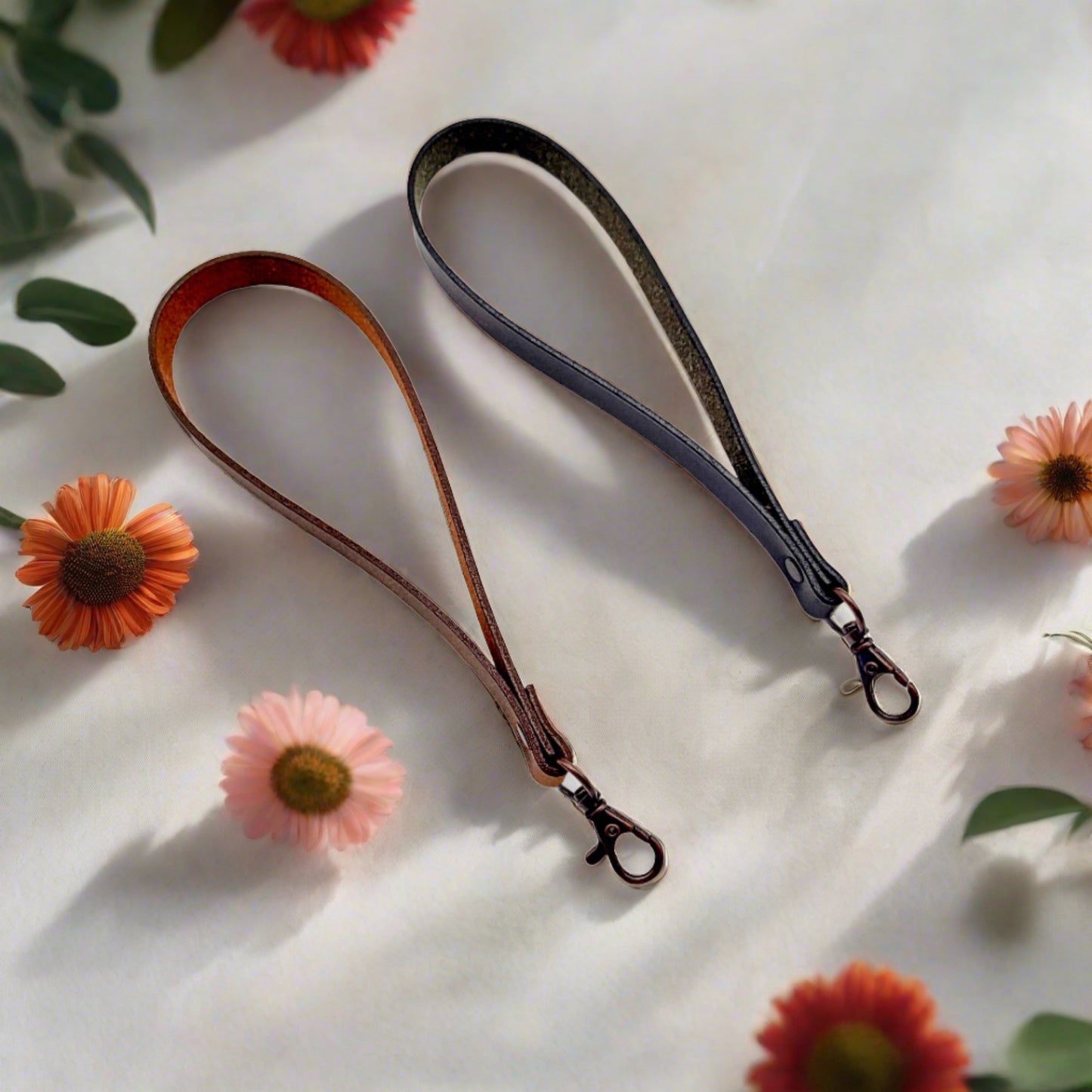 Leather Wristlet Lanyard