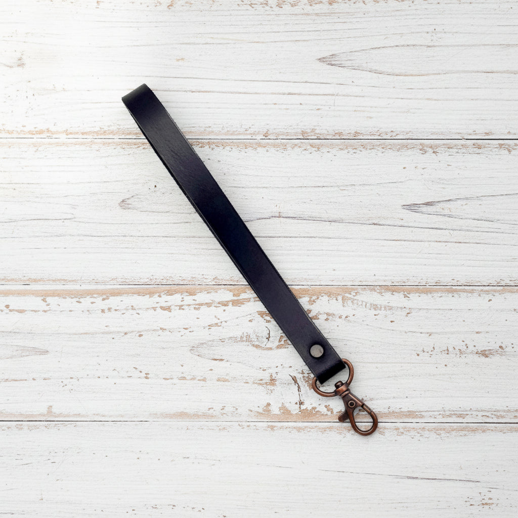Leather Wristlet Lanyard