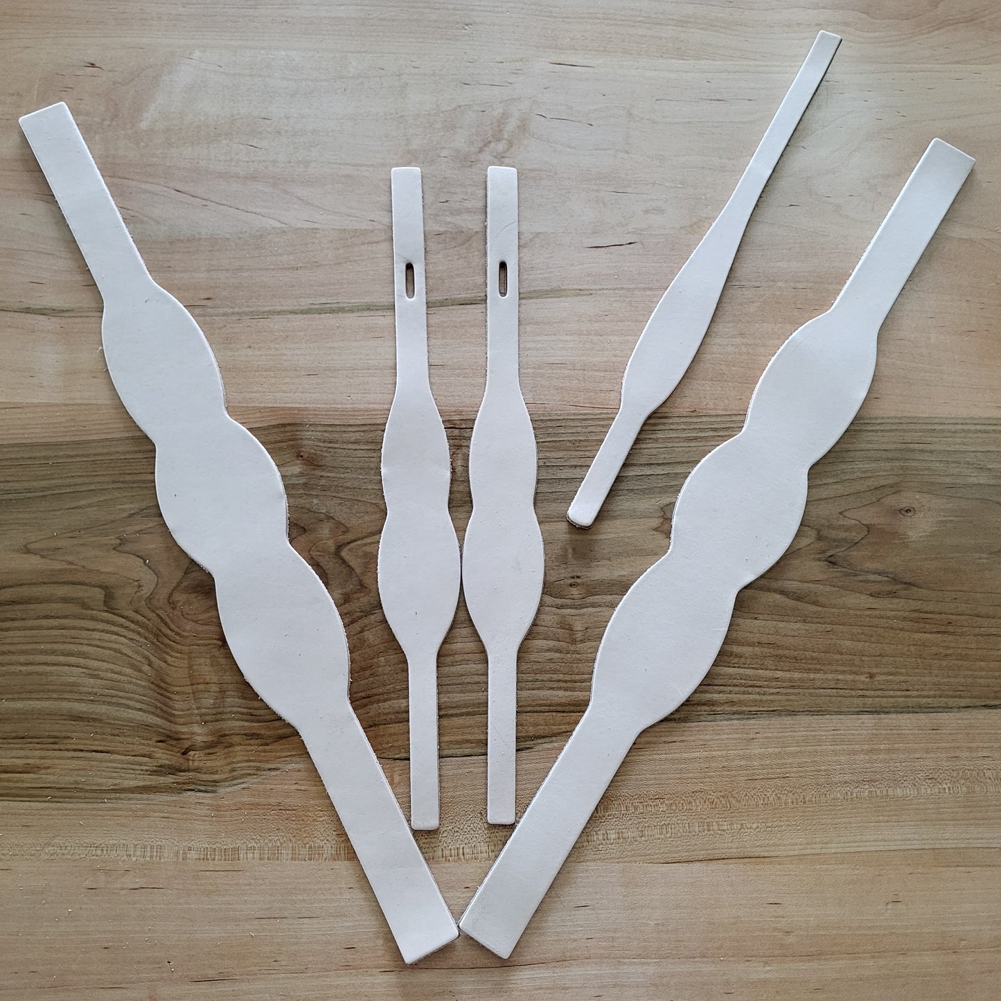 Leather Scallop Tack Set