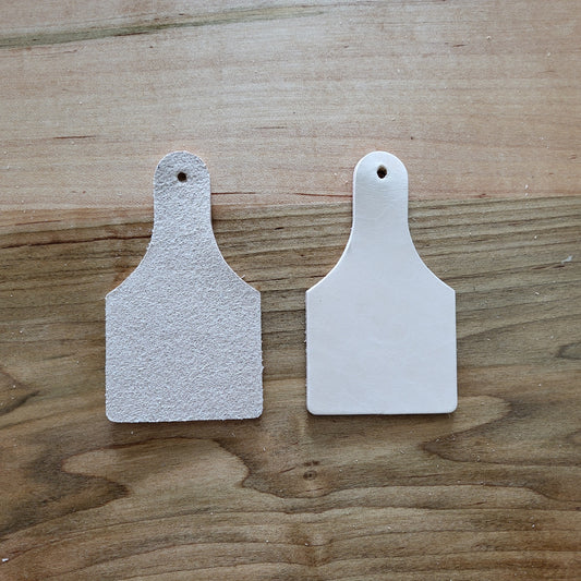 Leather Cow Tags 10pk