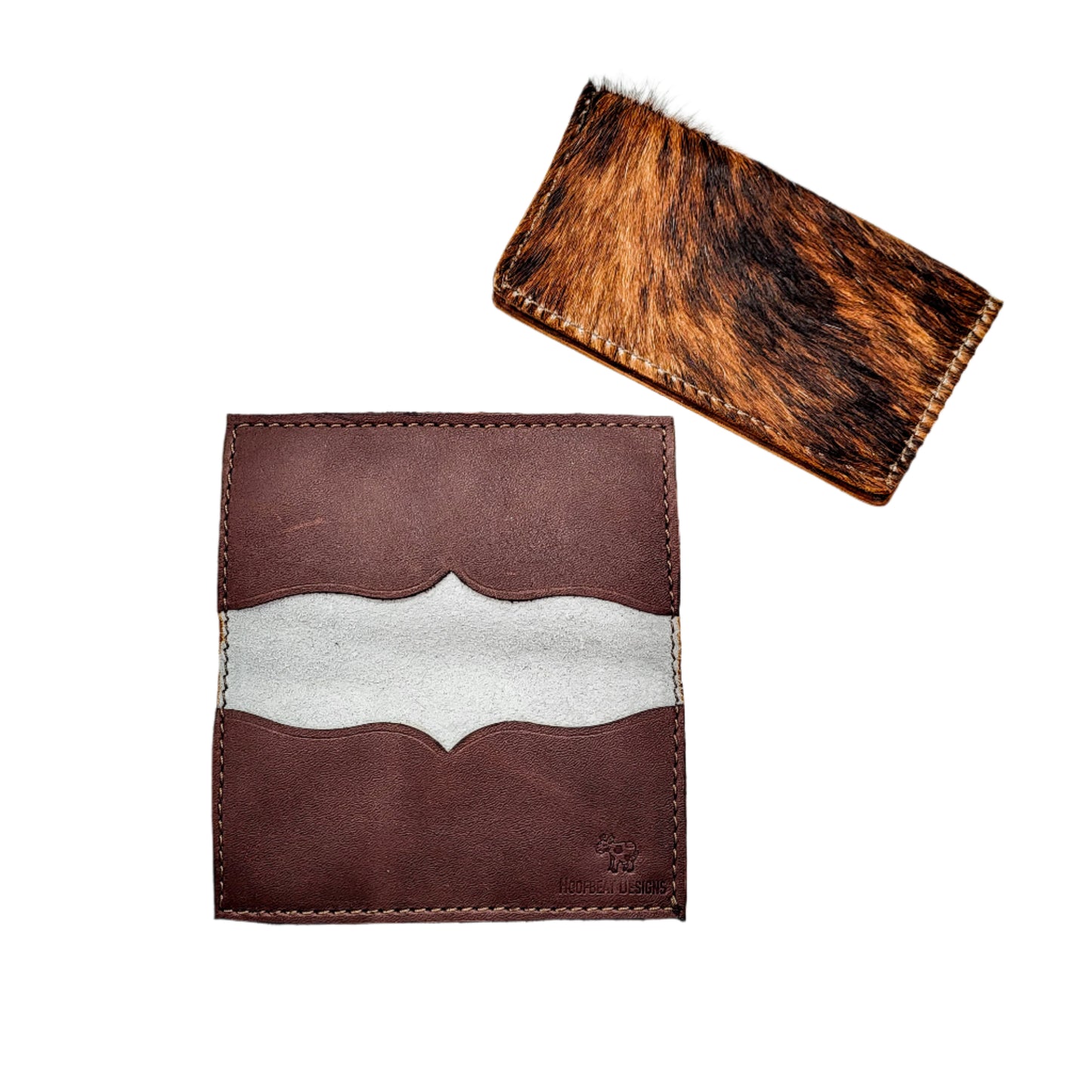 Cowhide Checkbook Cover