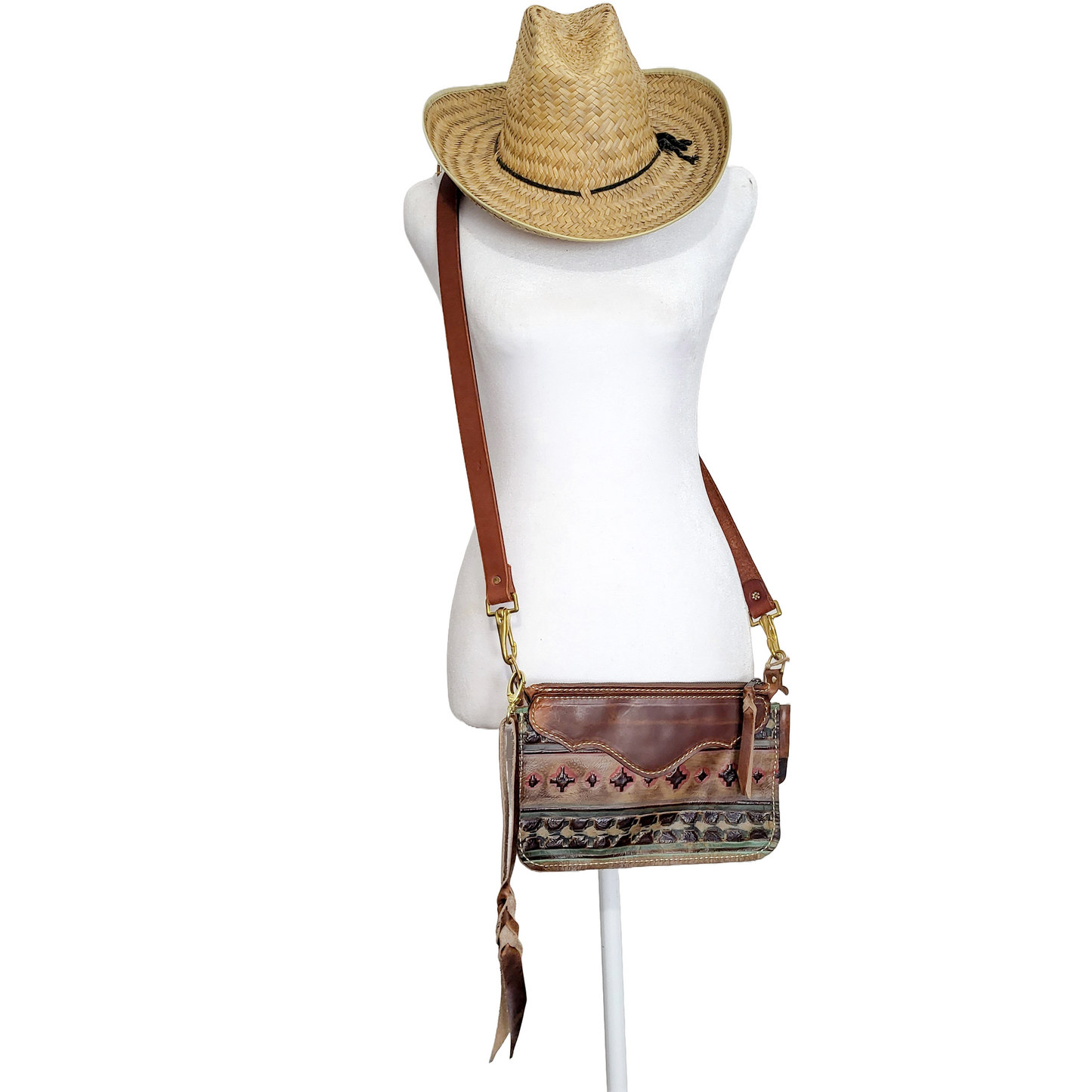 Small Western Crossbody Clutch Bag