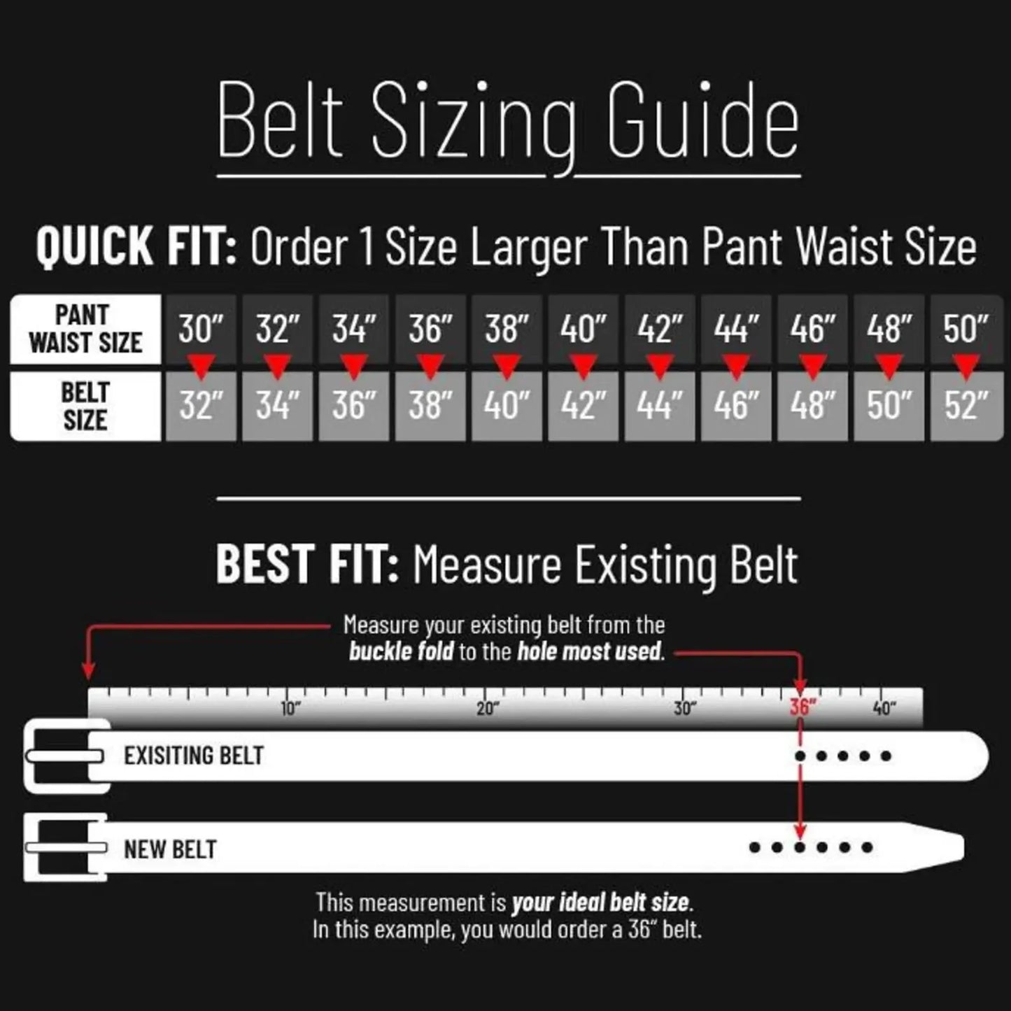 Buffalo Leather Belt "Crazy Horse"