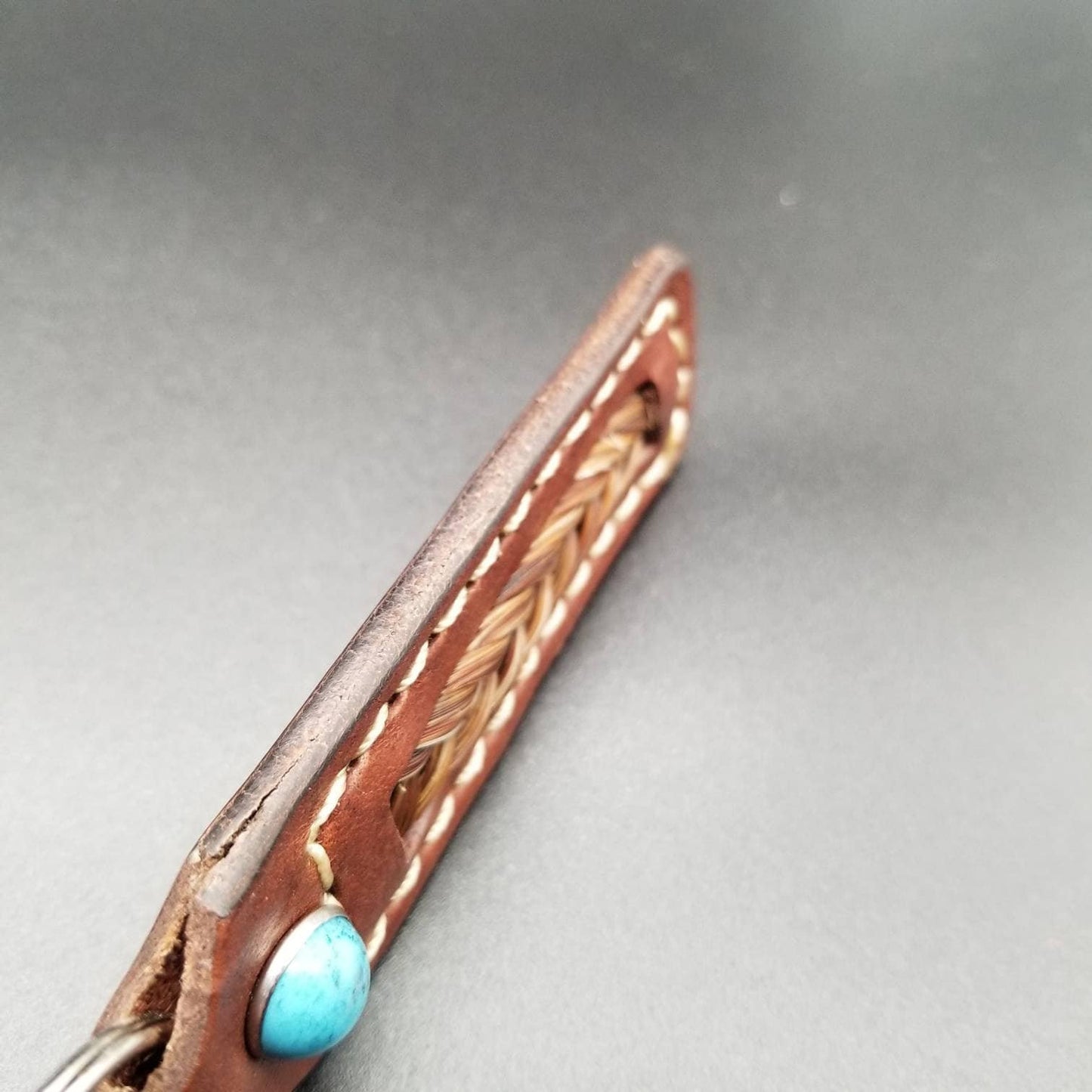 Custom MAIL IN Leather Horse Hair Key Chain Memorial Keepsake Made to Order with Horses Name with Fast Processing Perfect Horse Lover Gift