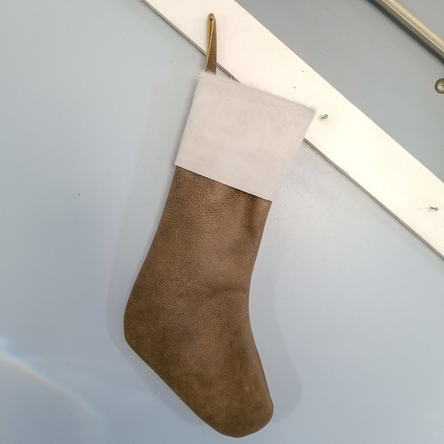 Cowhide and Leather Stockings