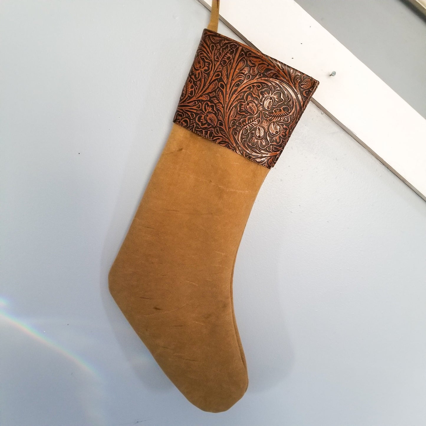 Cowhide and Leather Stockings