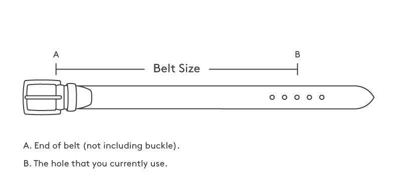 Embossed Leather Belt