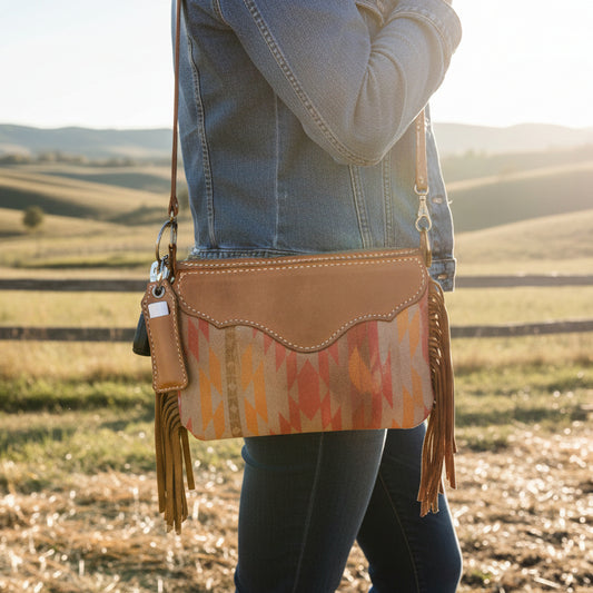 Leather Lip Balm Keychain