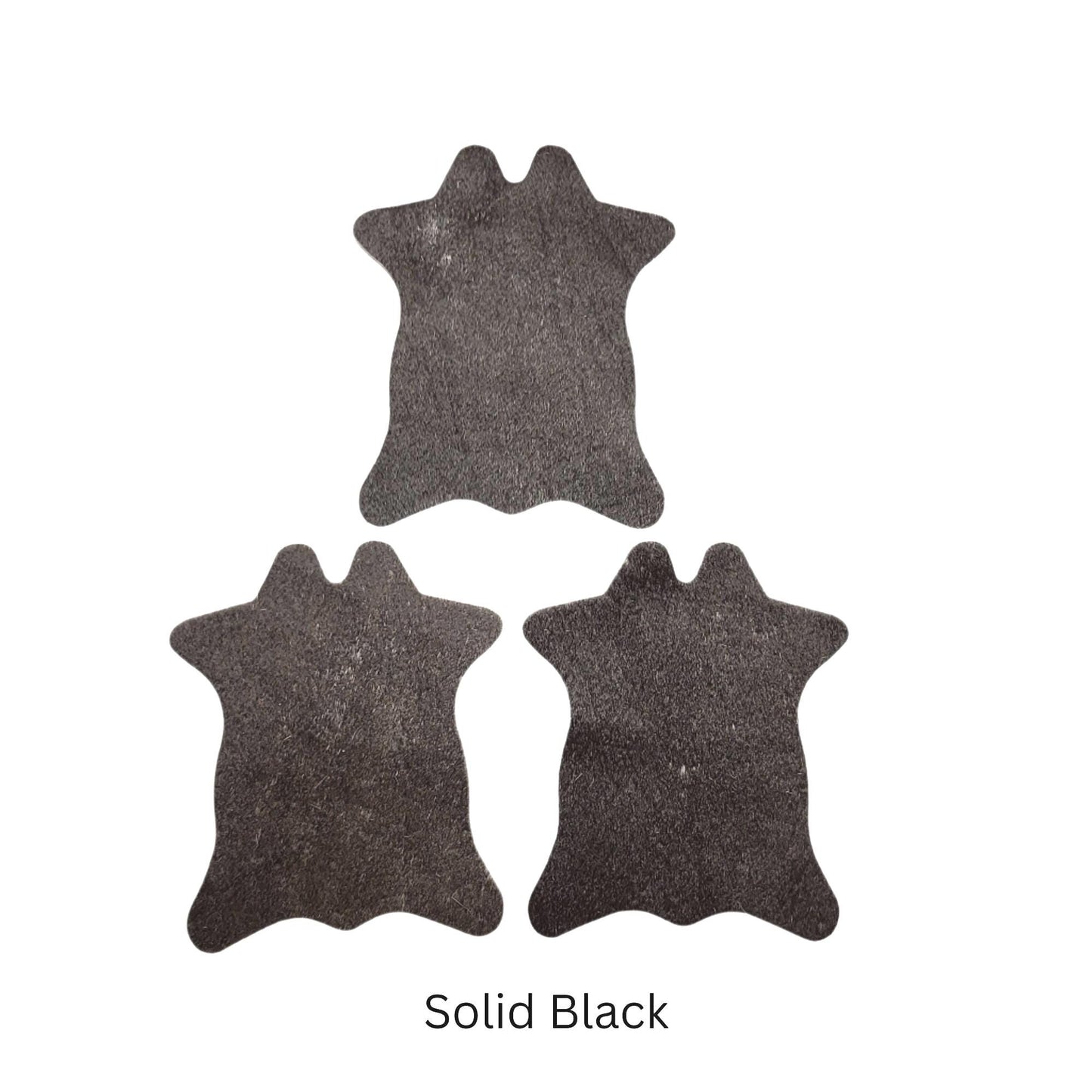 Real Cowhide Mini Rug Coaster Set - Western Home, Cowhide Wall Hanging Farmhouse Decor, Wedding Favor, Housewarming Gift, Gift for Cow Lover