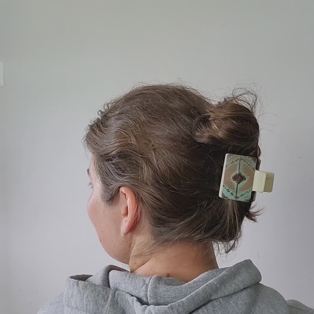 Leather Claw Hair Clips - Small