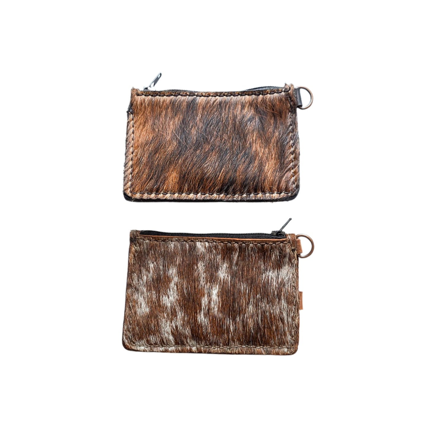 Cowhide Keychain Wallet