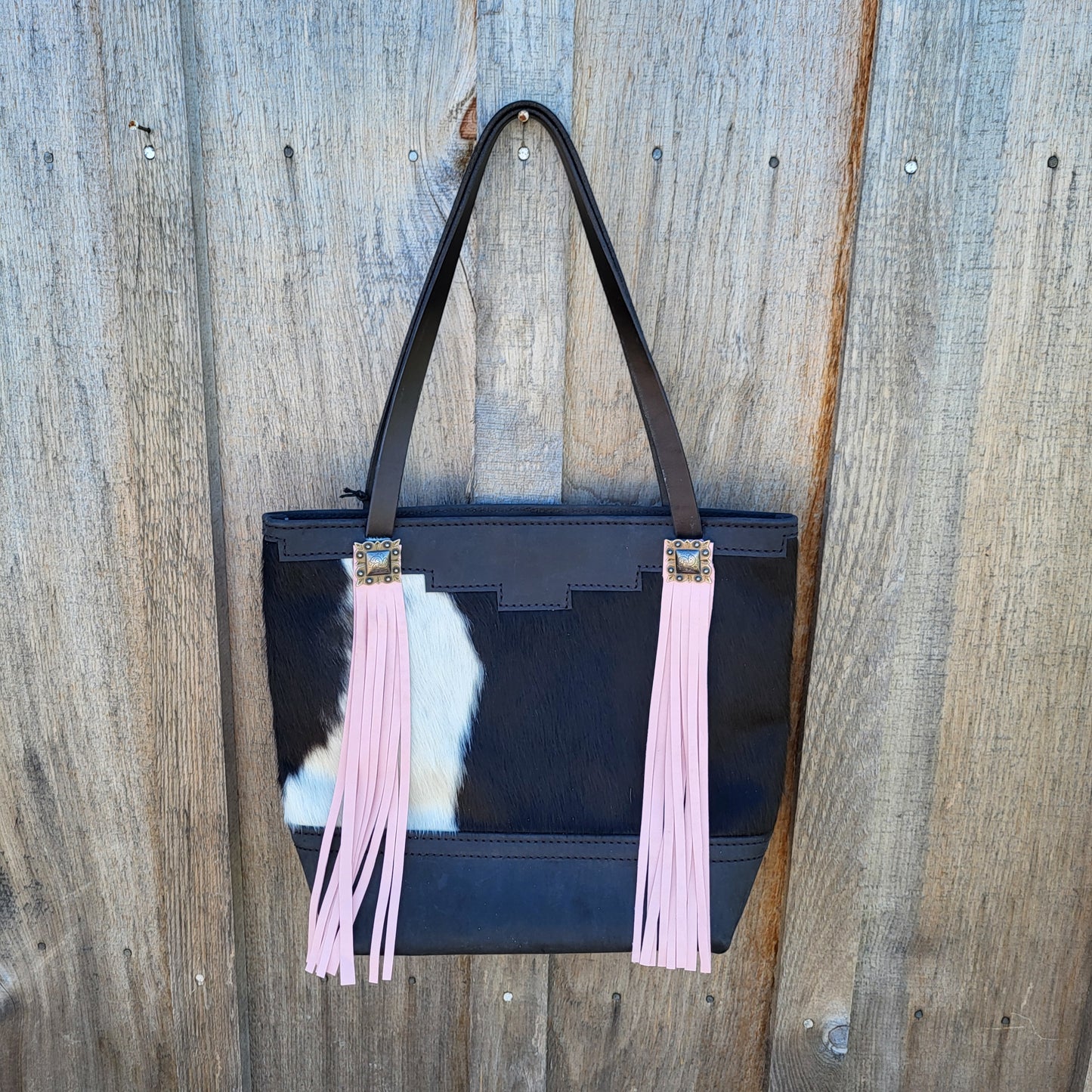 Western Leather Tote Bag