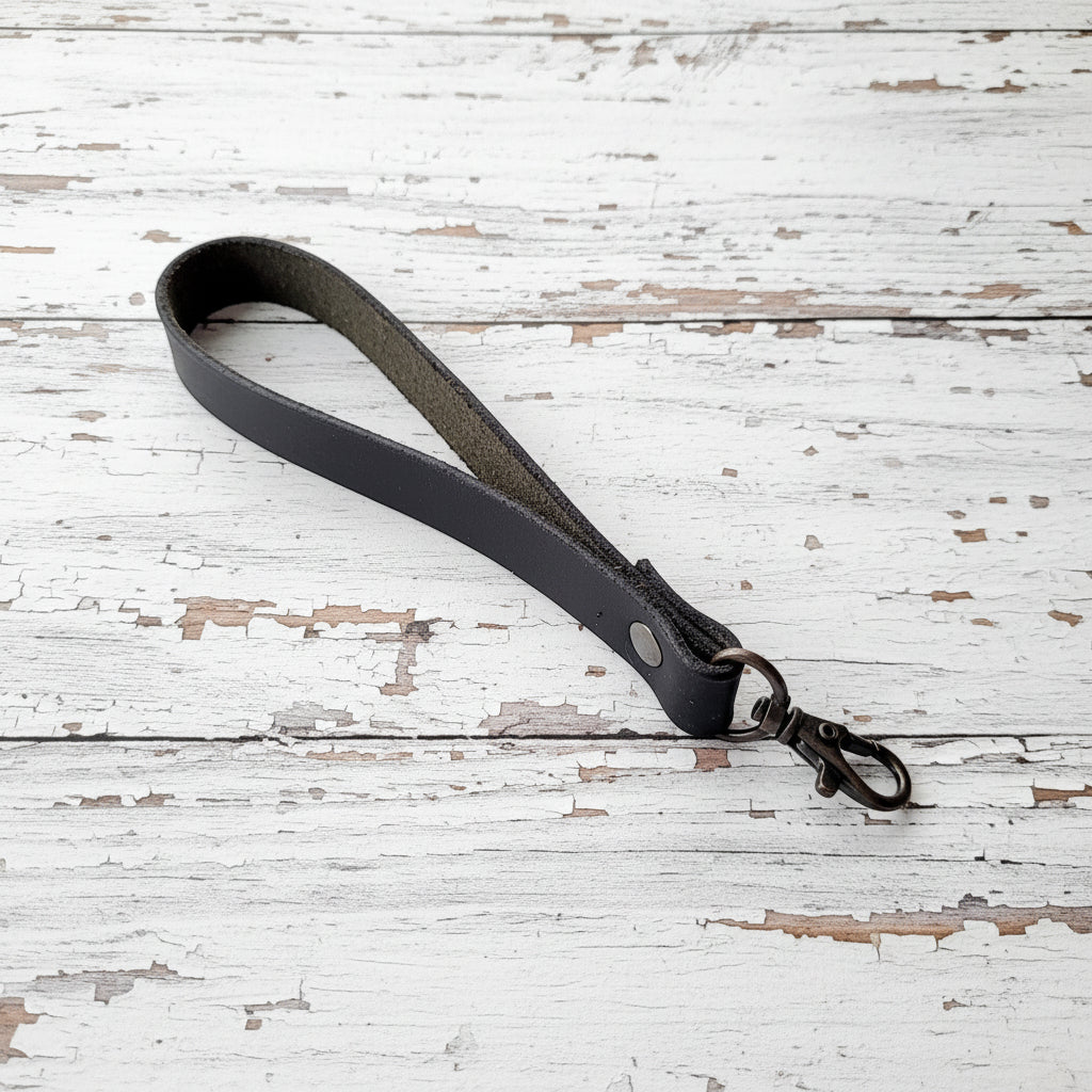 Leather Wristlet Strap