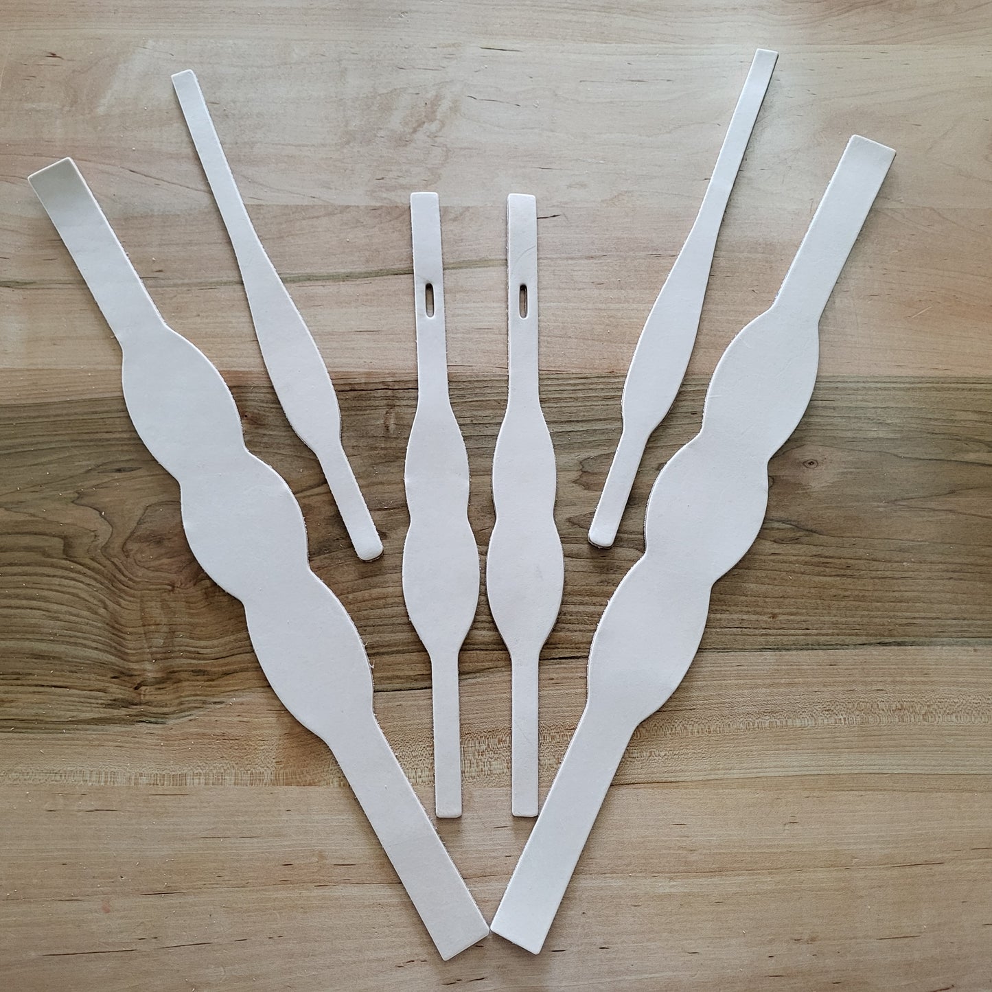 Leather Scallop Tack Set