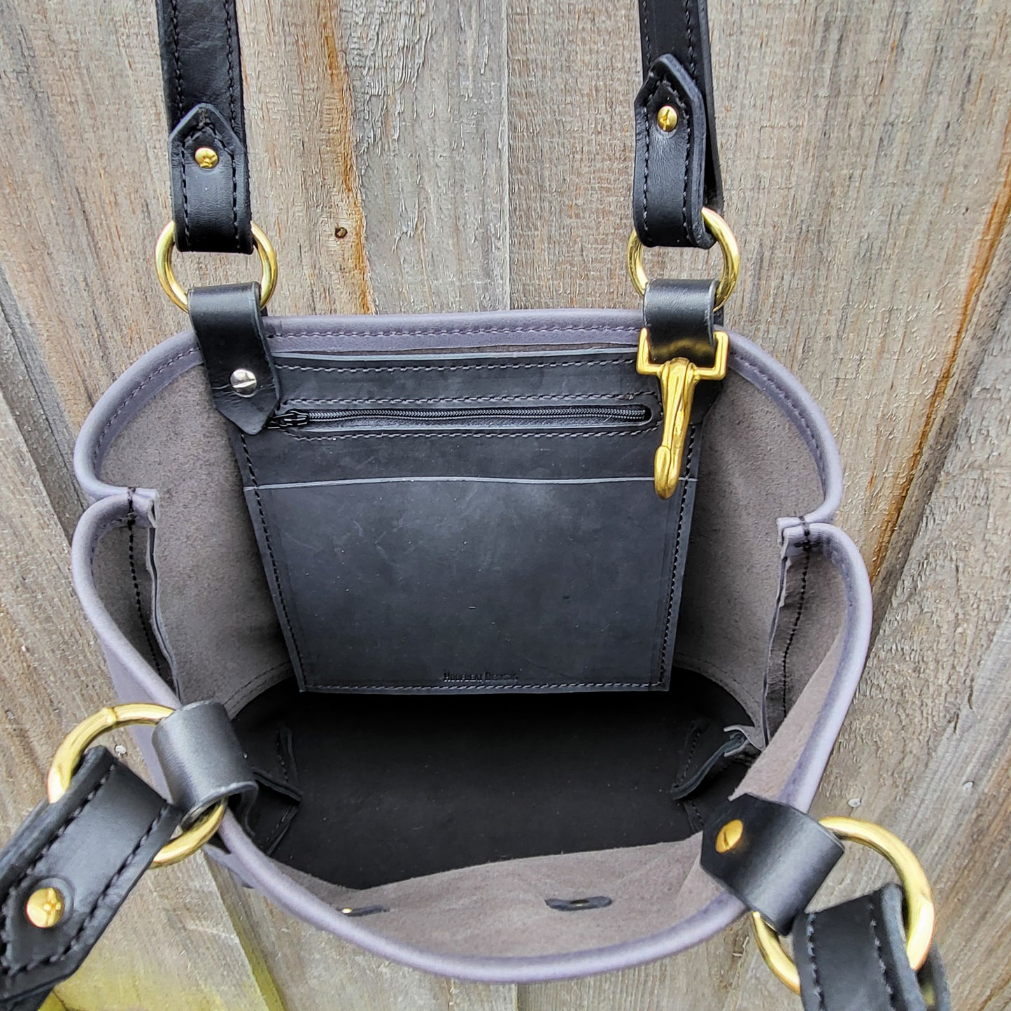 Equestrian Leather Tote Bag