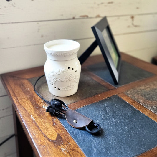 3pk Leather Cord Holders