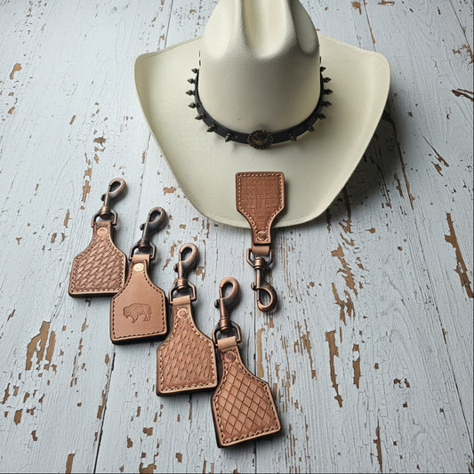 Magnetic Leather Hat Holder