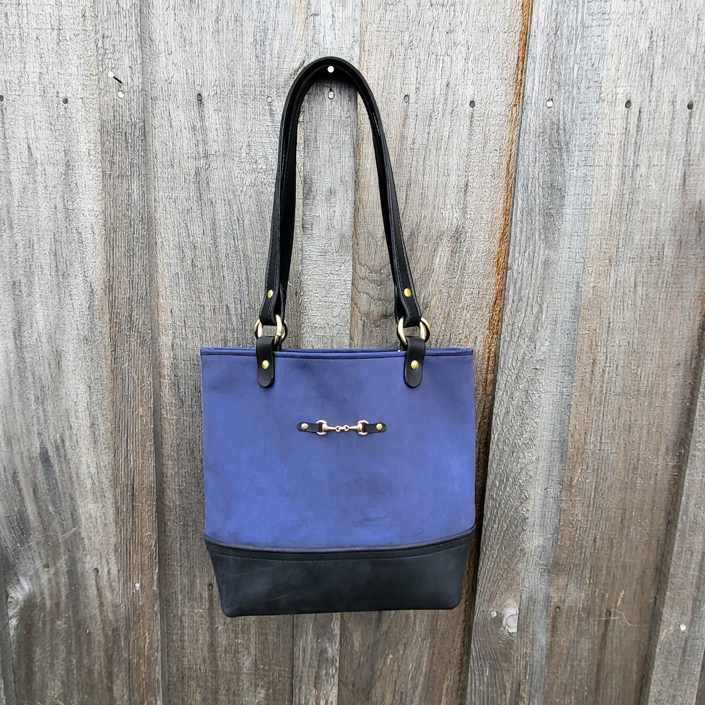 Equestrian Leather Tote Bag
