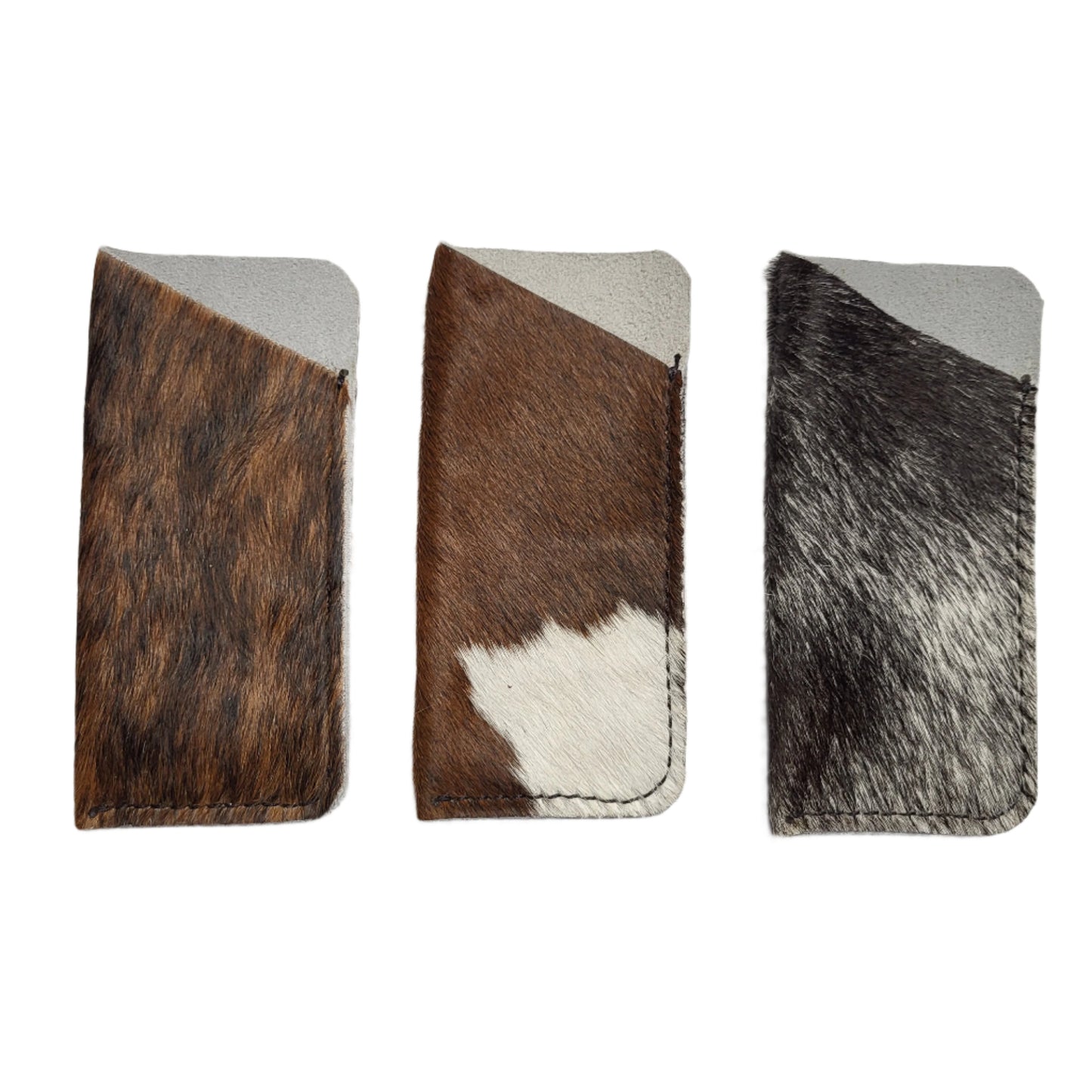 Slip In Leather Eyeglass Sleeves