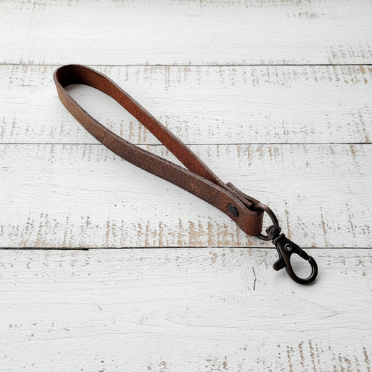 Leather Wristlet Strap