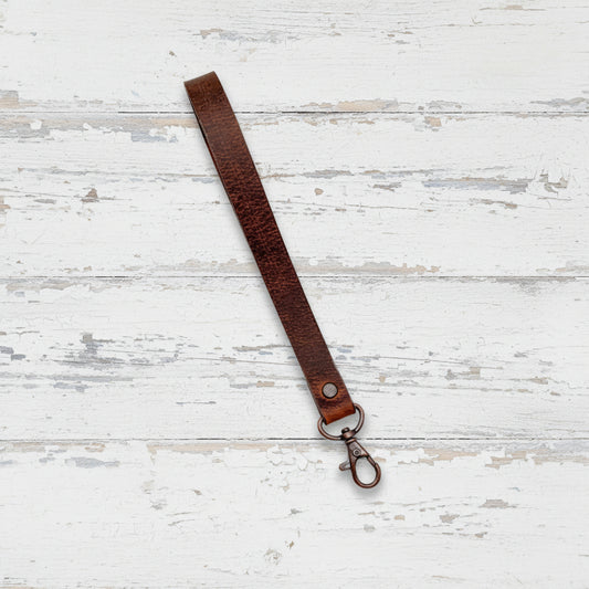 Leather Wristlet Lanyard