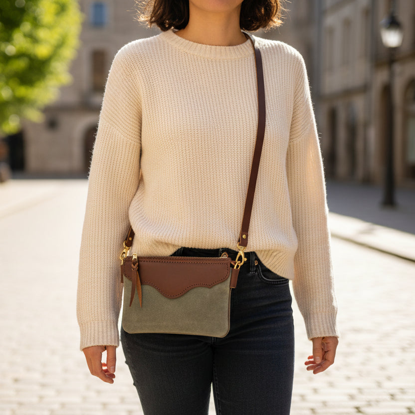 Grey Western 3-in-1 Purse