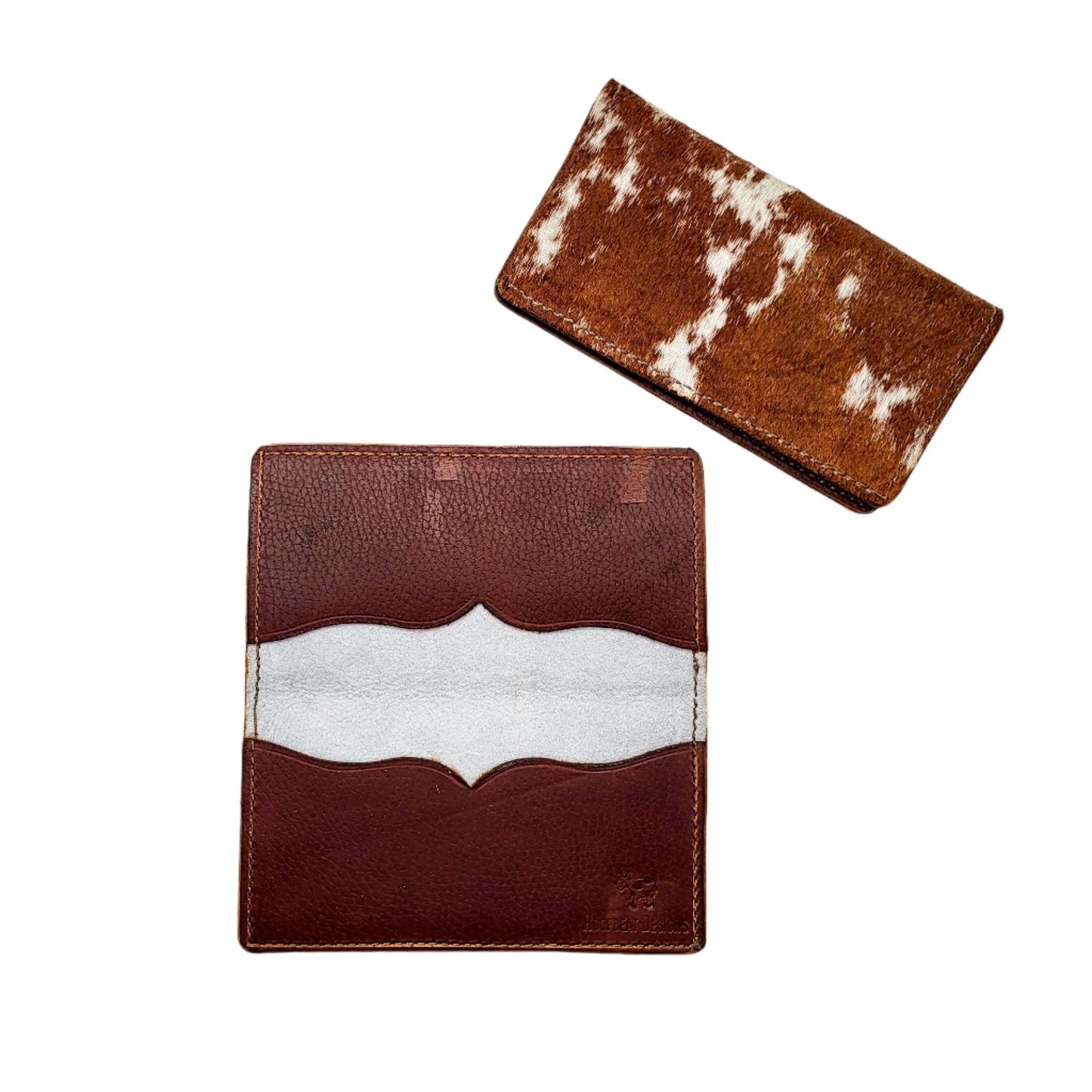 Cowhide Checkbook Cover