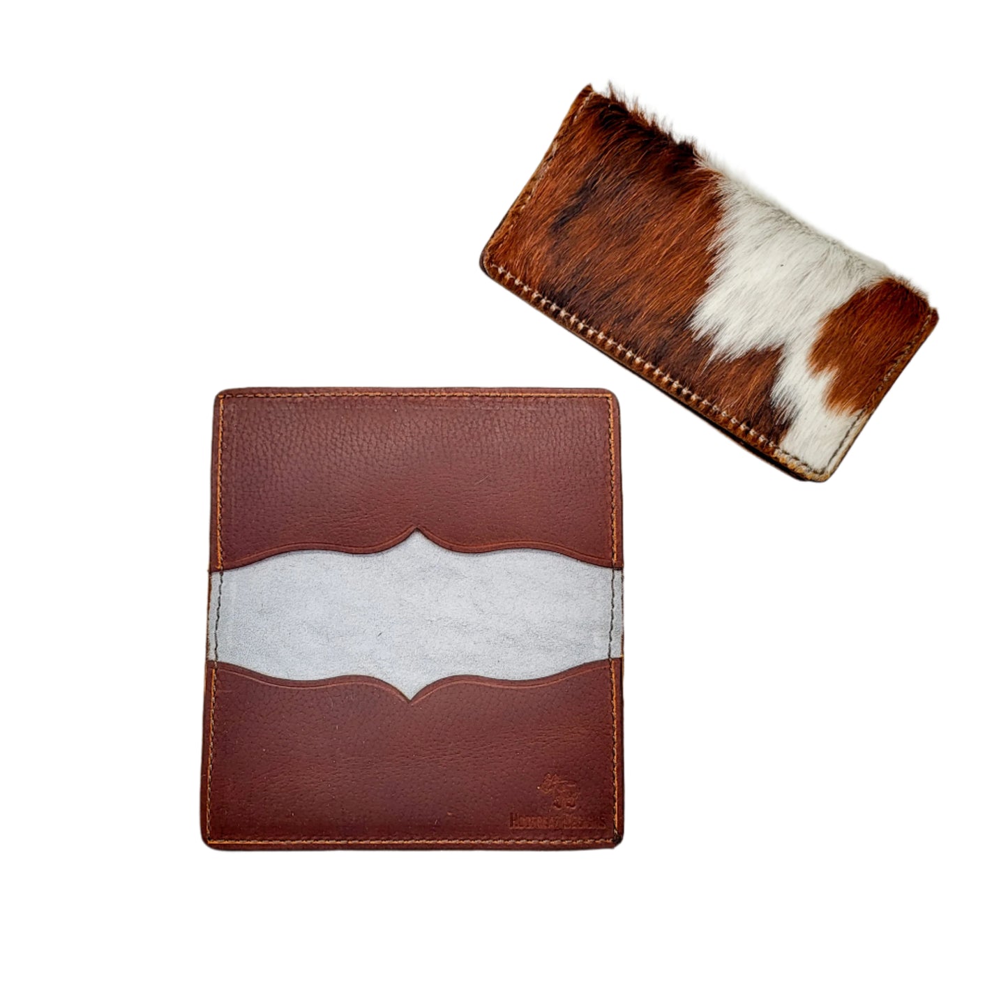 Cowhide Checkbook Cover