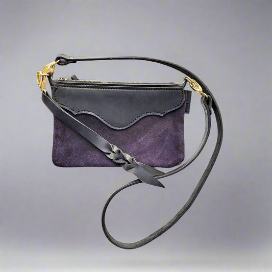 Dark Purple Western 3-in-1 Purse