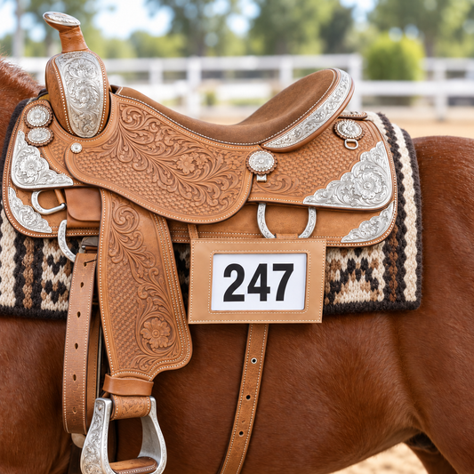 Horse Show Number Holders - pair