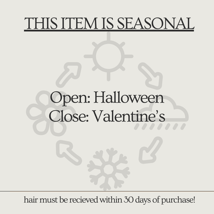 Custom MAIL IN Horsehair Leather Key Chain