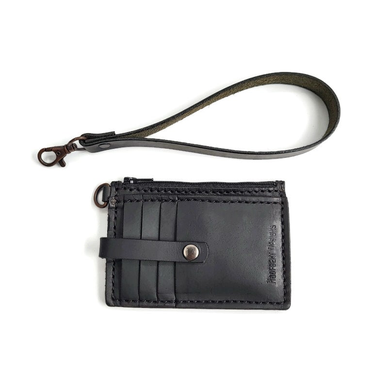 Cowhide Keychain Wallet