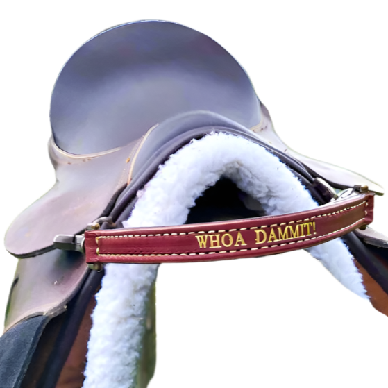 English Saddle Grab Strap