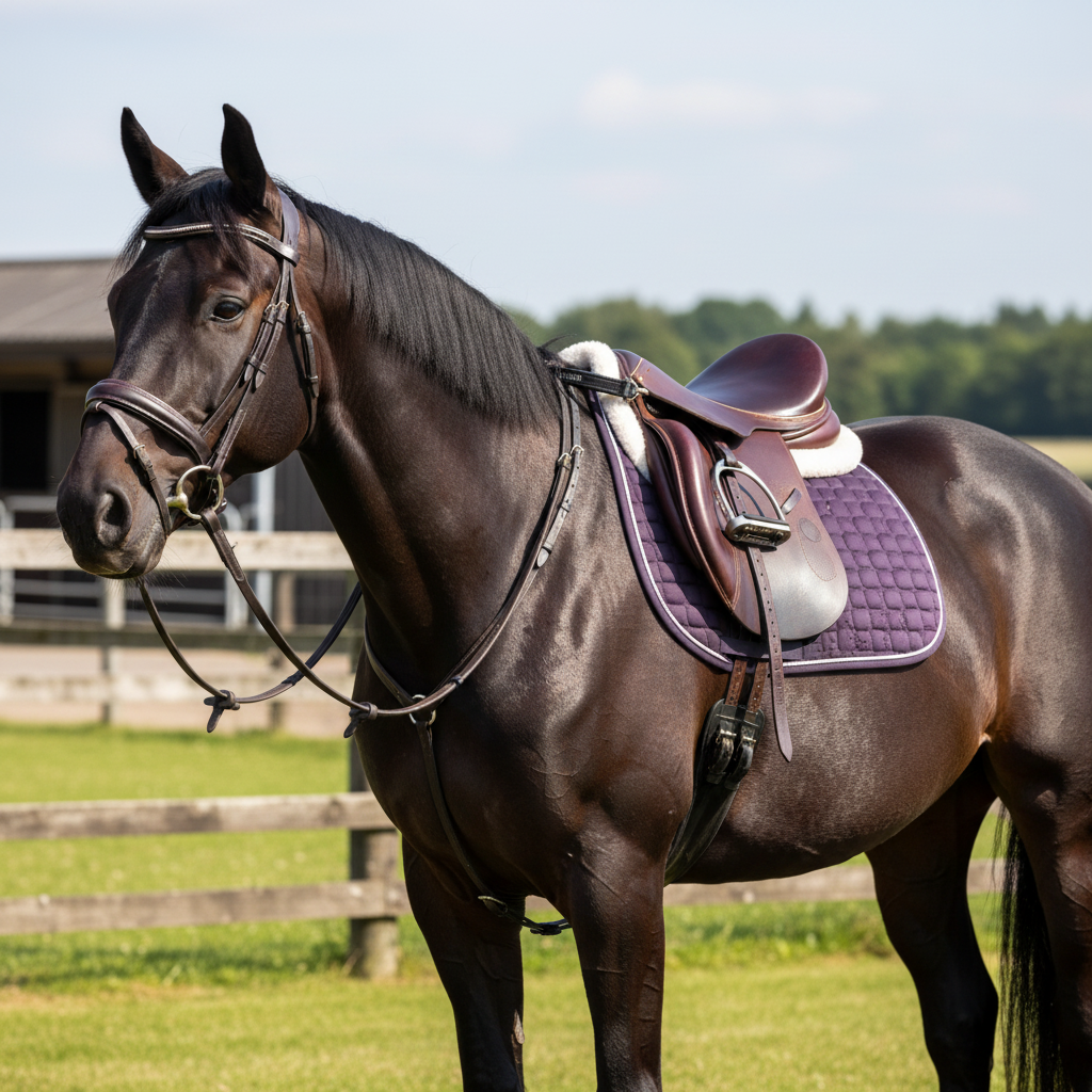 English Saddle Grab Strap