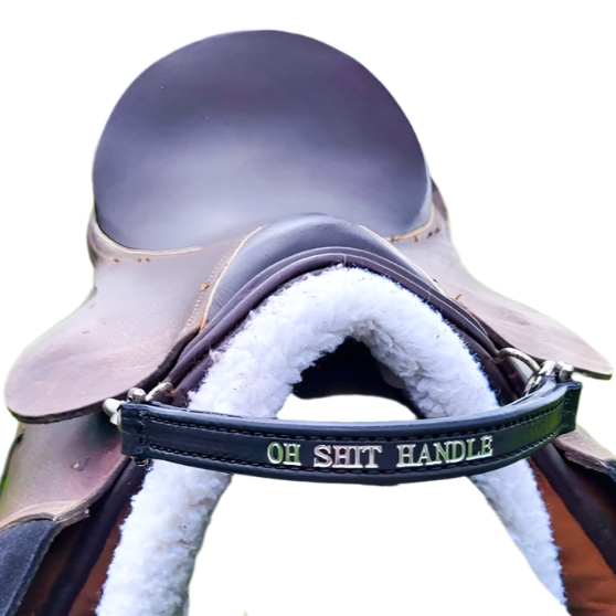 English Saddle Grab Strap