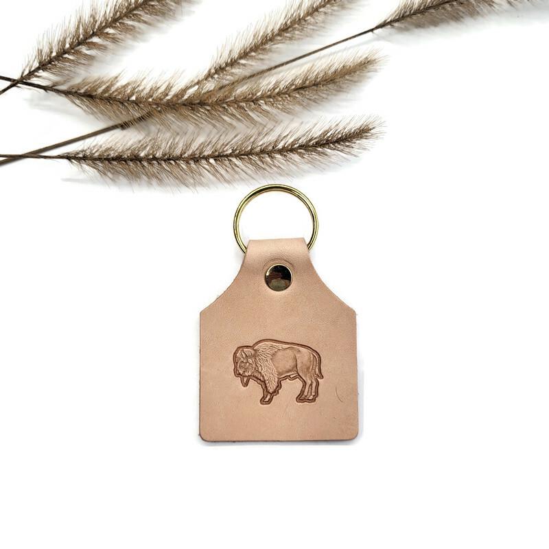 Cow Tag Key Fobs