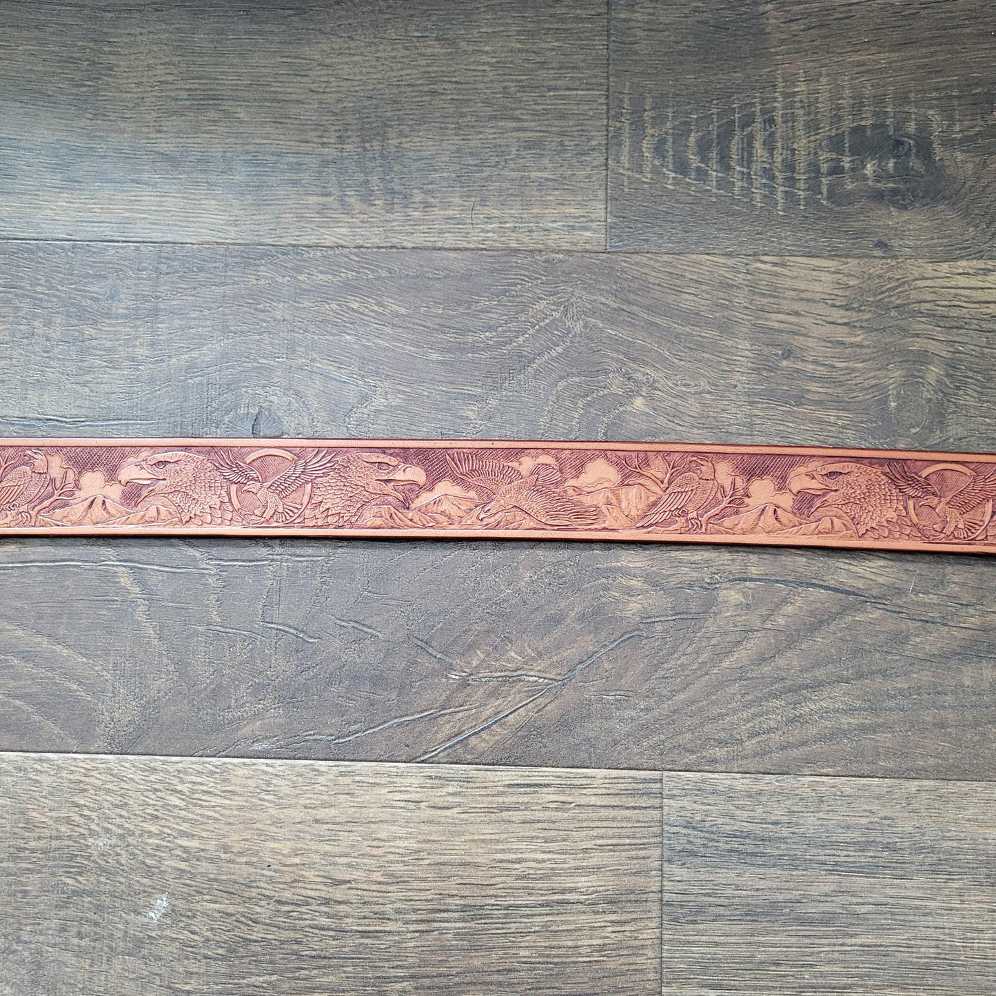 Embossed Leather Belt