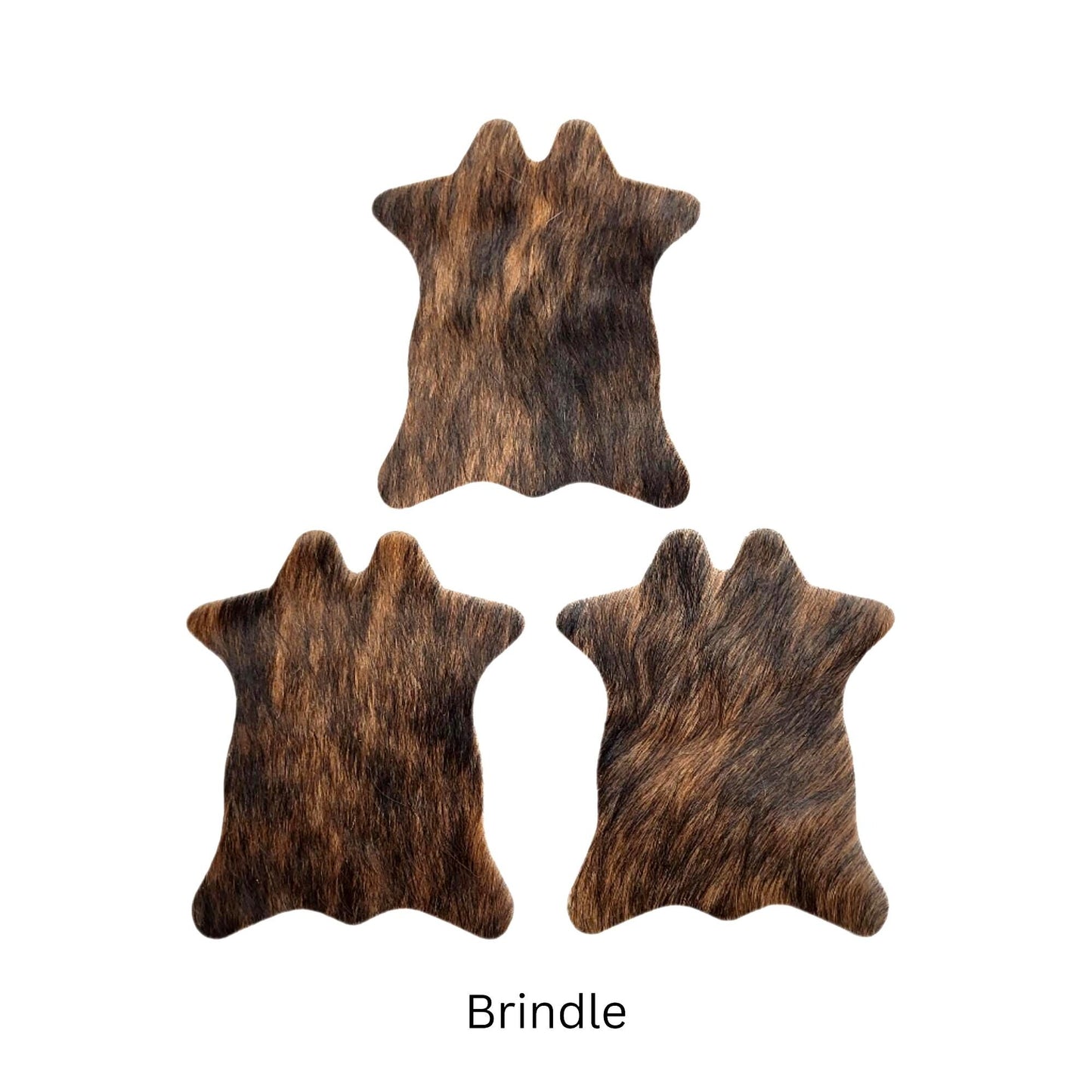 Real Cowhide Mini Rug Coaster Set - Western Home, Cowhide Wall Hanging Farmhouse Decor, Wedding Favor, Housewarming Gift, Gift for Cow Lover