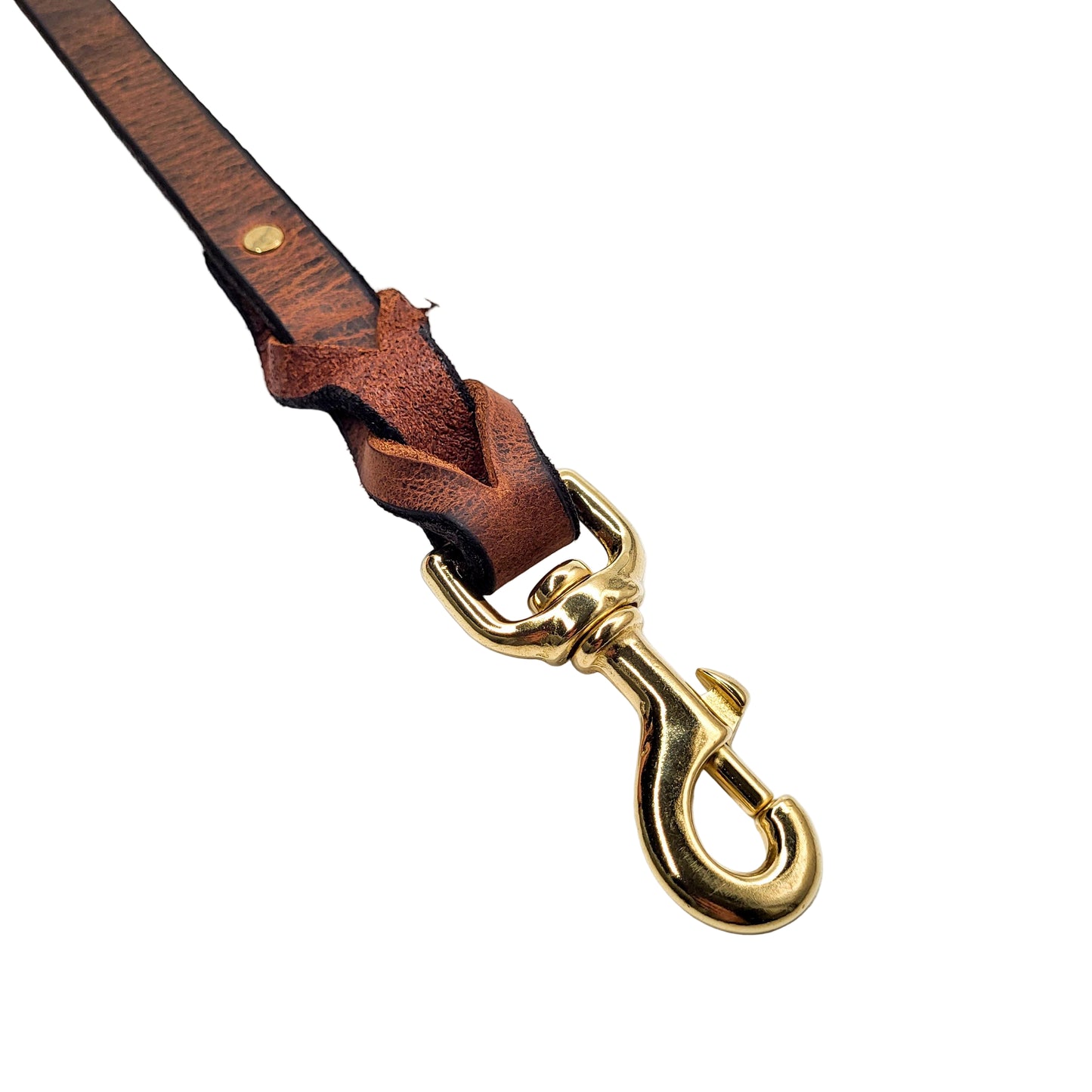 Crazy Horse Water Buffalo Leather Dog Leash