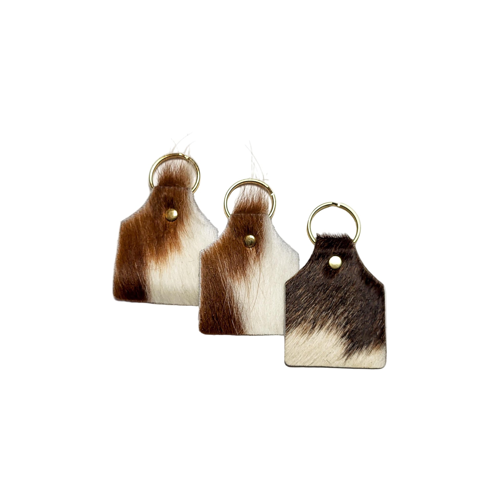 Cow Tag Keychain