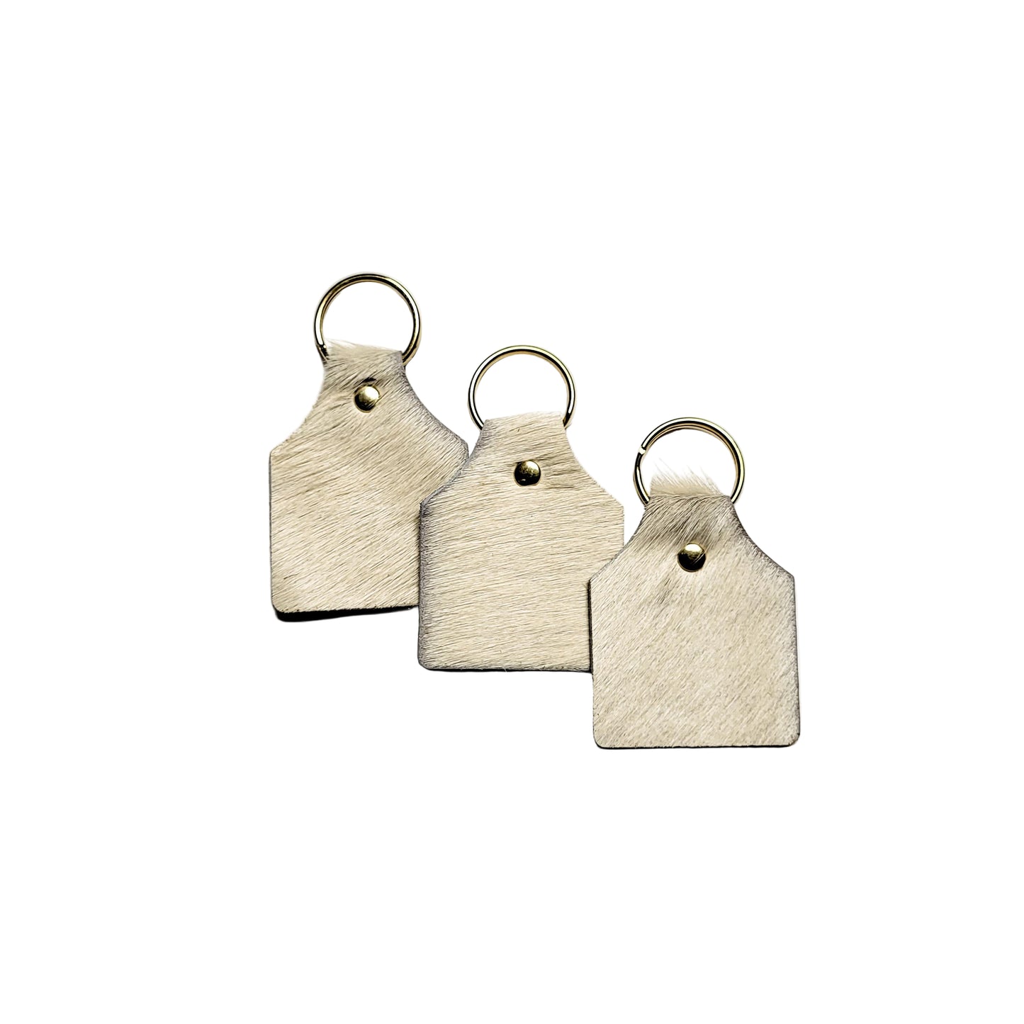 Cow Tag Keychain