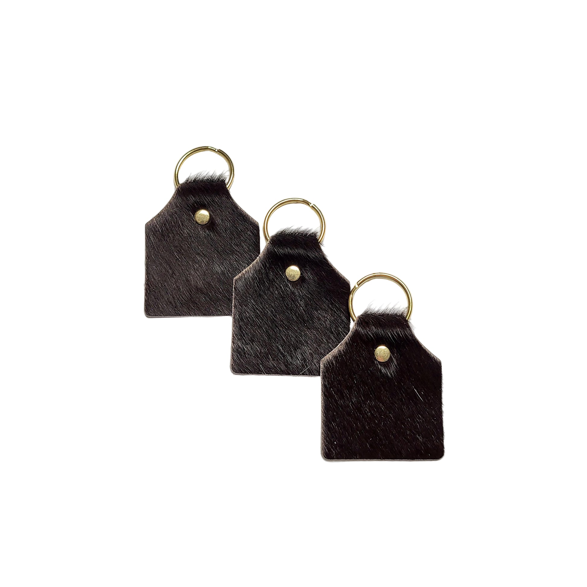 Cow Tag Keychain