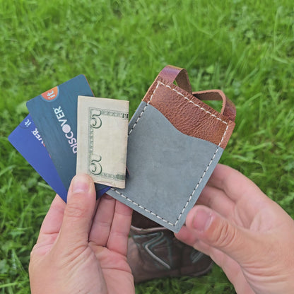 Leather Boot Wallet