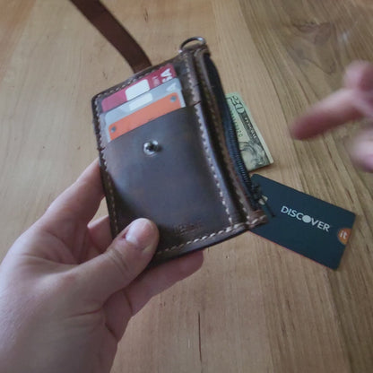 Leather Keychain Wallet