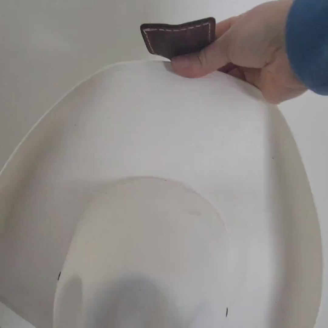 Magnetic Leather Hat Holder