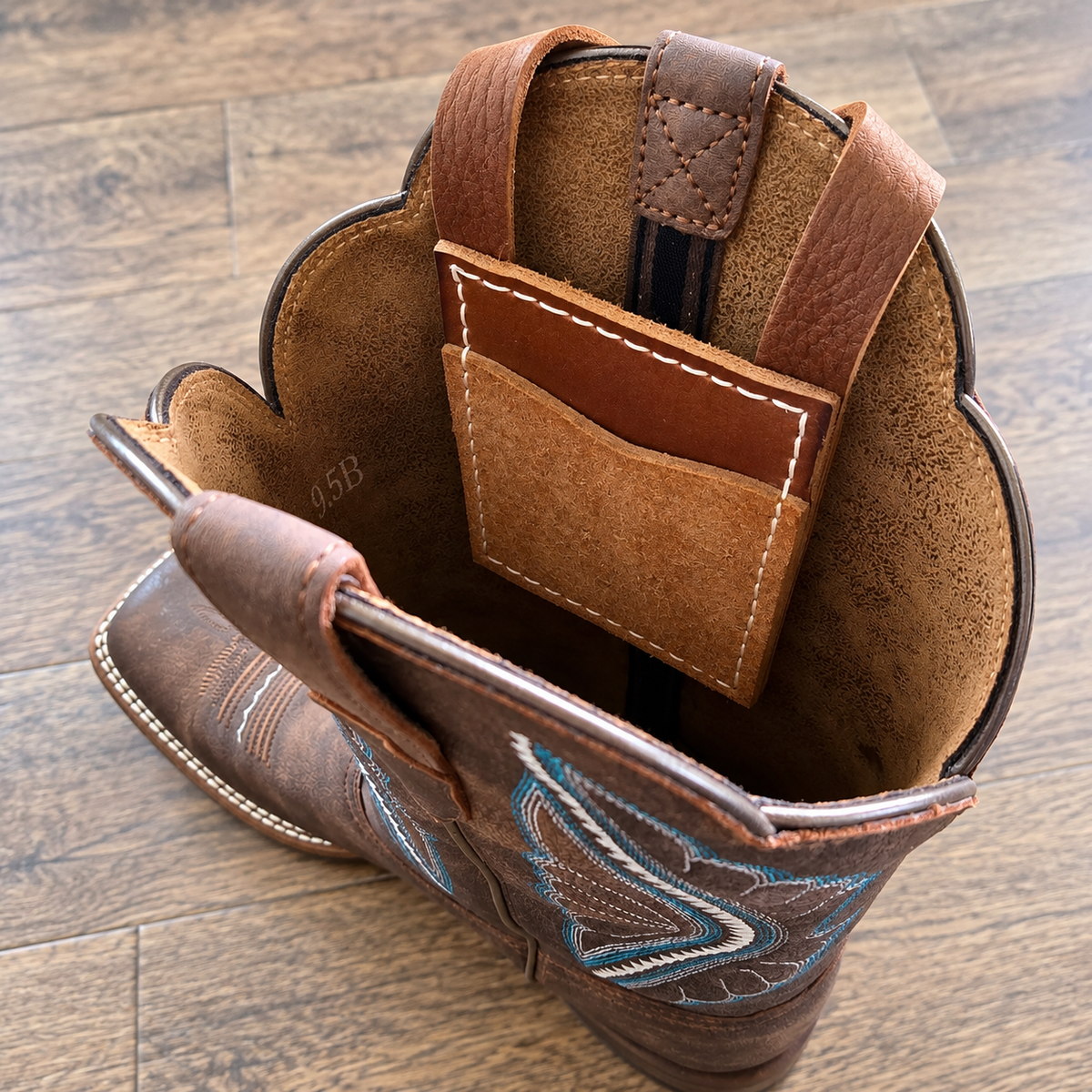 Leather Boot Wallet