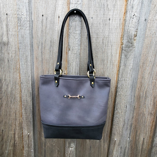 Equestrian Leather Tote Bag