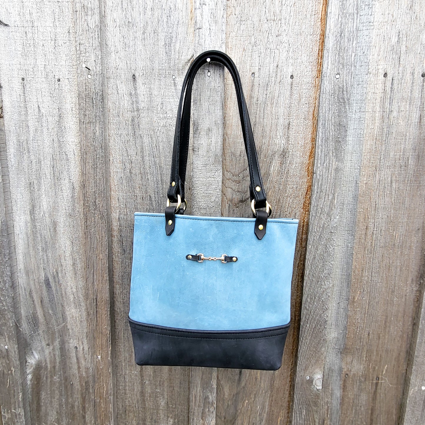Equestrian Leather Tote Bag
