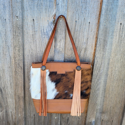 Western Leather Tote Bag